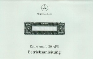 Mercedes aps 30 bedienungsanleitung #2